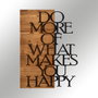 Wallity Do More Of What Makes You Happy Negro y Nogal